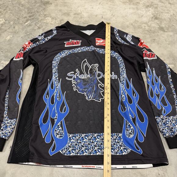 Silent Death Paintball Team Size XL Jersey 22 Rare Reds International Starter - Picture 2 of 5